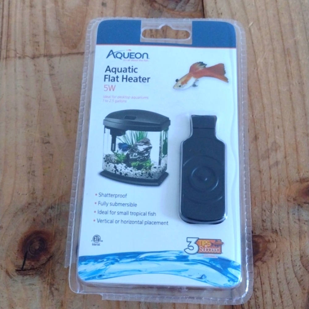 Aqueon Aquatic Flat Heater 5W NWT
